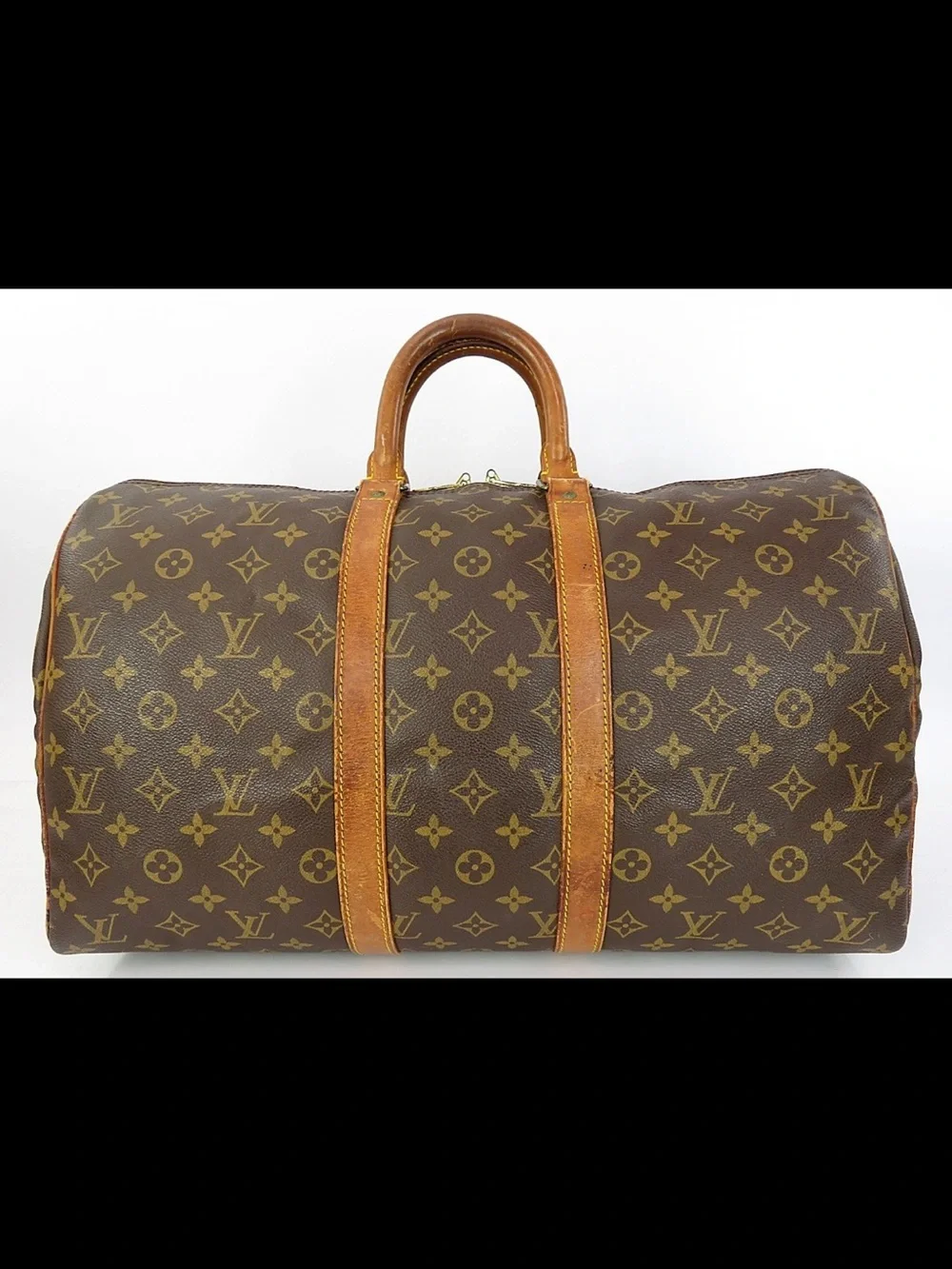 Louis Vuitton Brown Monogram Keepall Duffle Bag